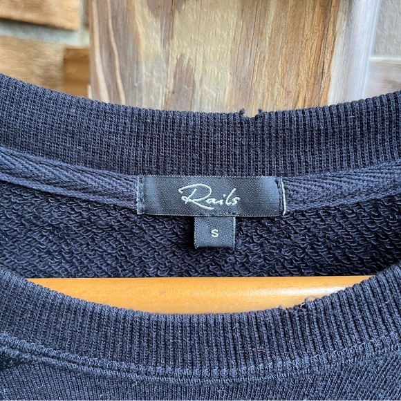 Rails Black Star and Heart Sweater - Picture 3 of 4